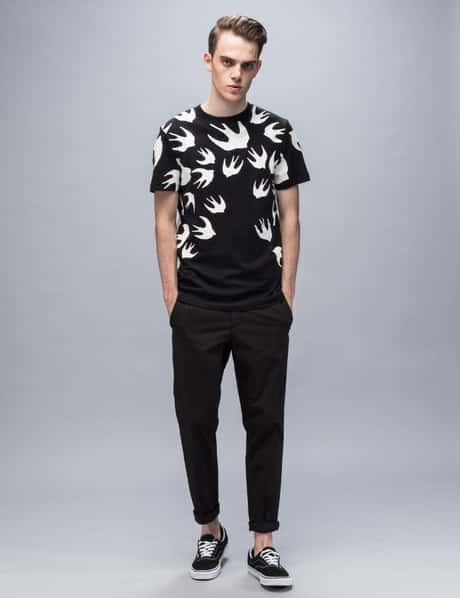 McQ Alexander McQueen S/S Overprint Swallow T-shirt HBX