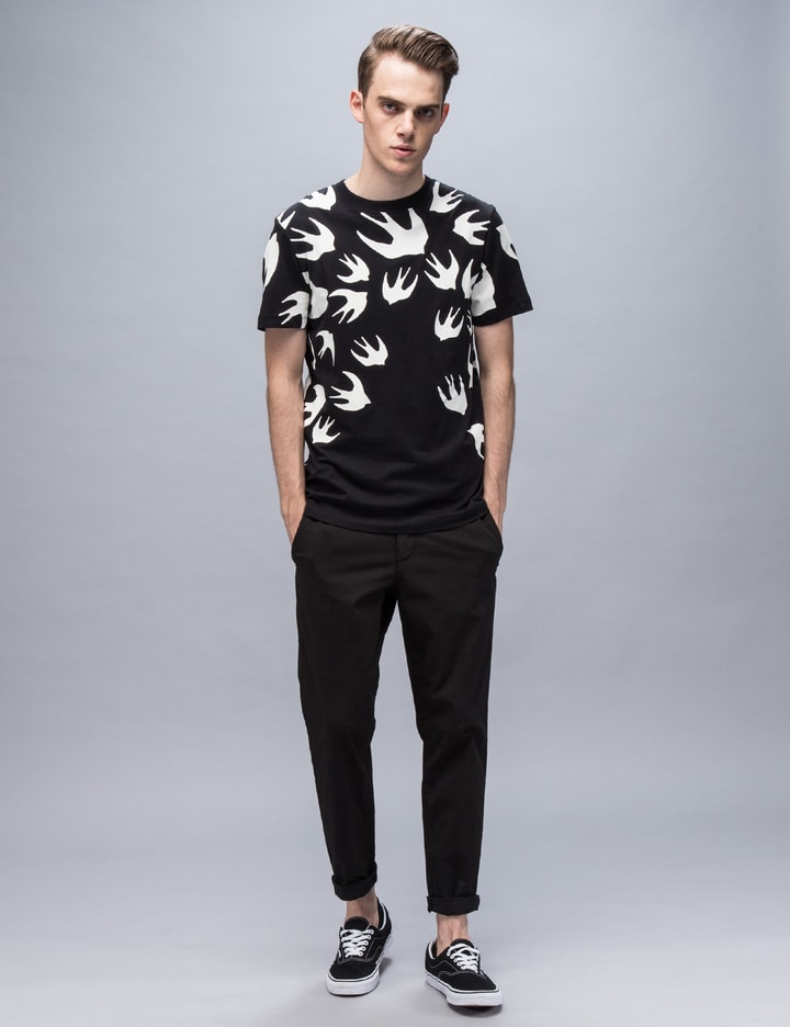 S/S Overprint Swallow T-shirt Placeholder Image