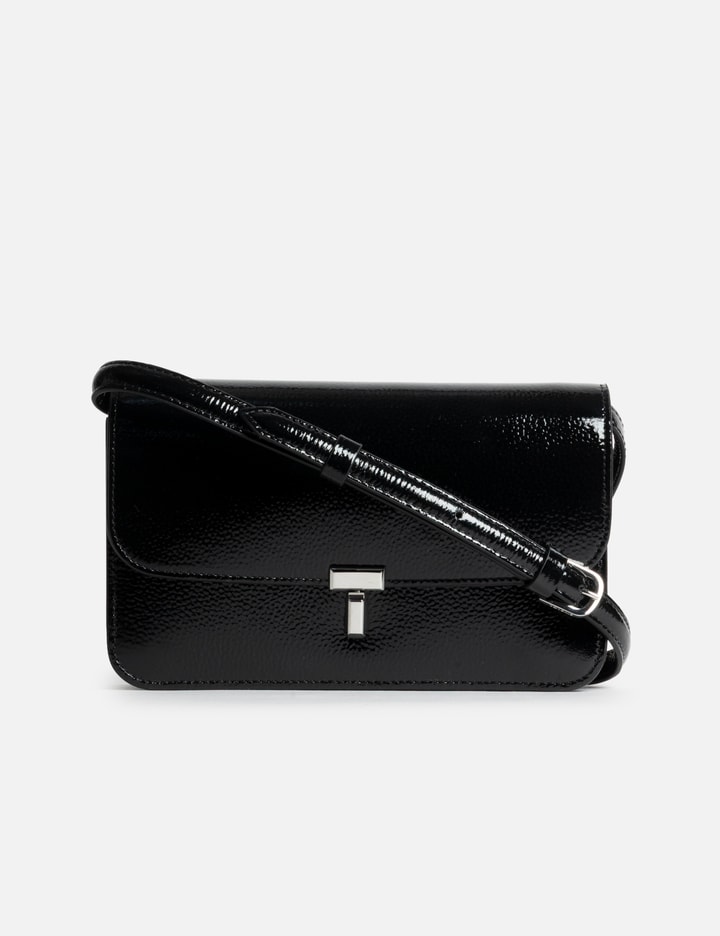 TOTEME T-Lock Grained-Patent Crossbody