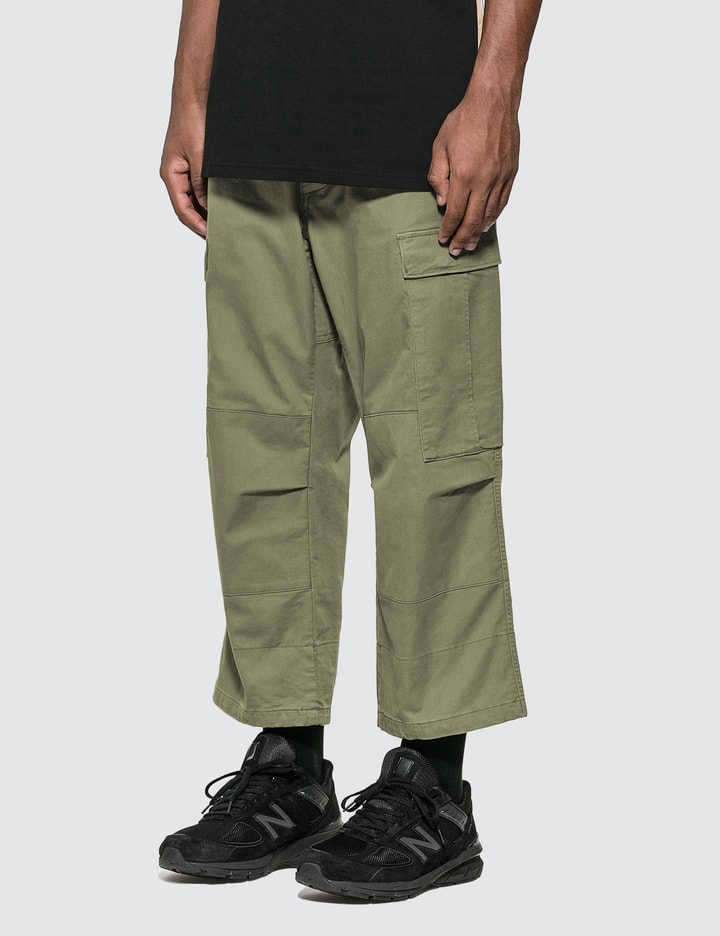 Cropped Wide Cargo Pants Placeholder Image