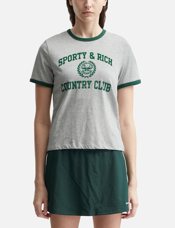 Varsity Crest Ringer T-Shirt Placeholder Image