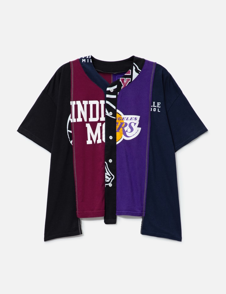 4 Cuts Wide College Baseball Shirt Placeholder Image