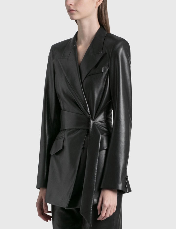 Bea Vegan Leather Blazer Placeholder Image