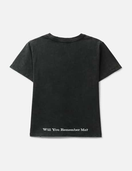 "Caspian" Ghost Fitted T-Shirt In Washed Black view 8