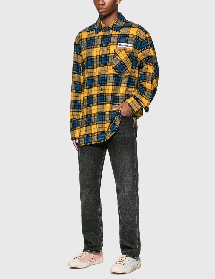 Logo Patch Flannel Overshirt Placeholder Image