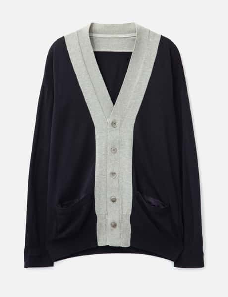 Sacai Block Cardigan Knit
