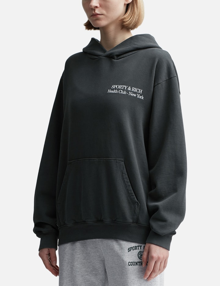 Shop Sporty &amp; Rich New Drink More Water Hoodie In Black