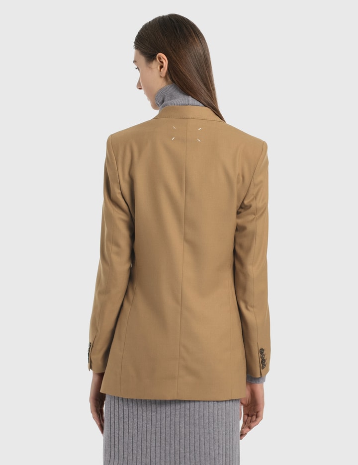 Wool Blended Gabardine Blazer Placeholder Image
