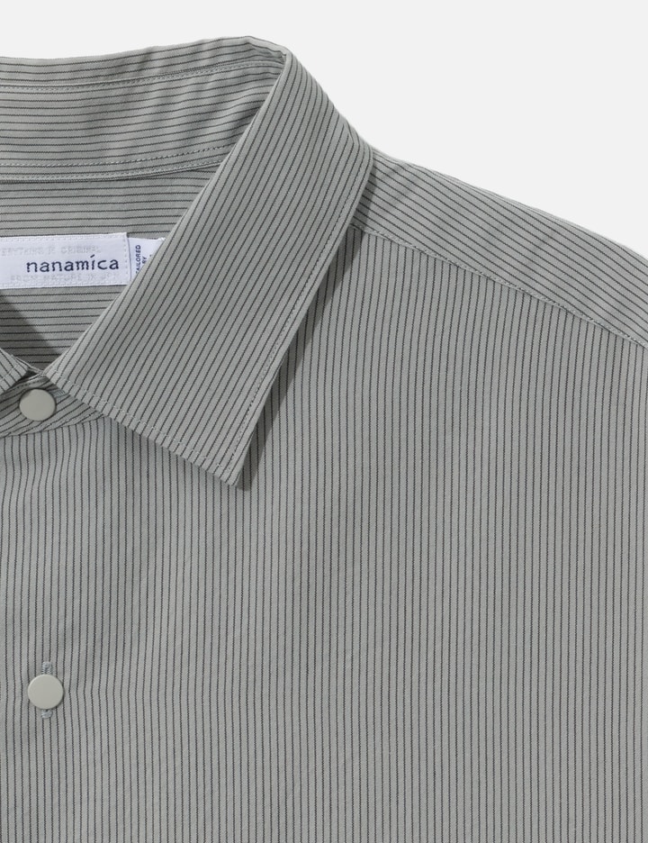 Nanamica Regular Collar Striped Wind Shirt