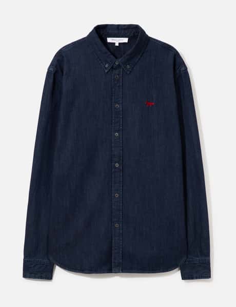 메종 키츠네 Profile Fox Denim Casual Shirt
