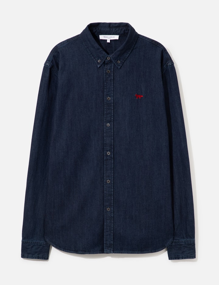 Maison Kitsuné Profile Fox Denim Casual Shirt