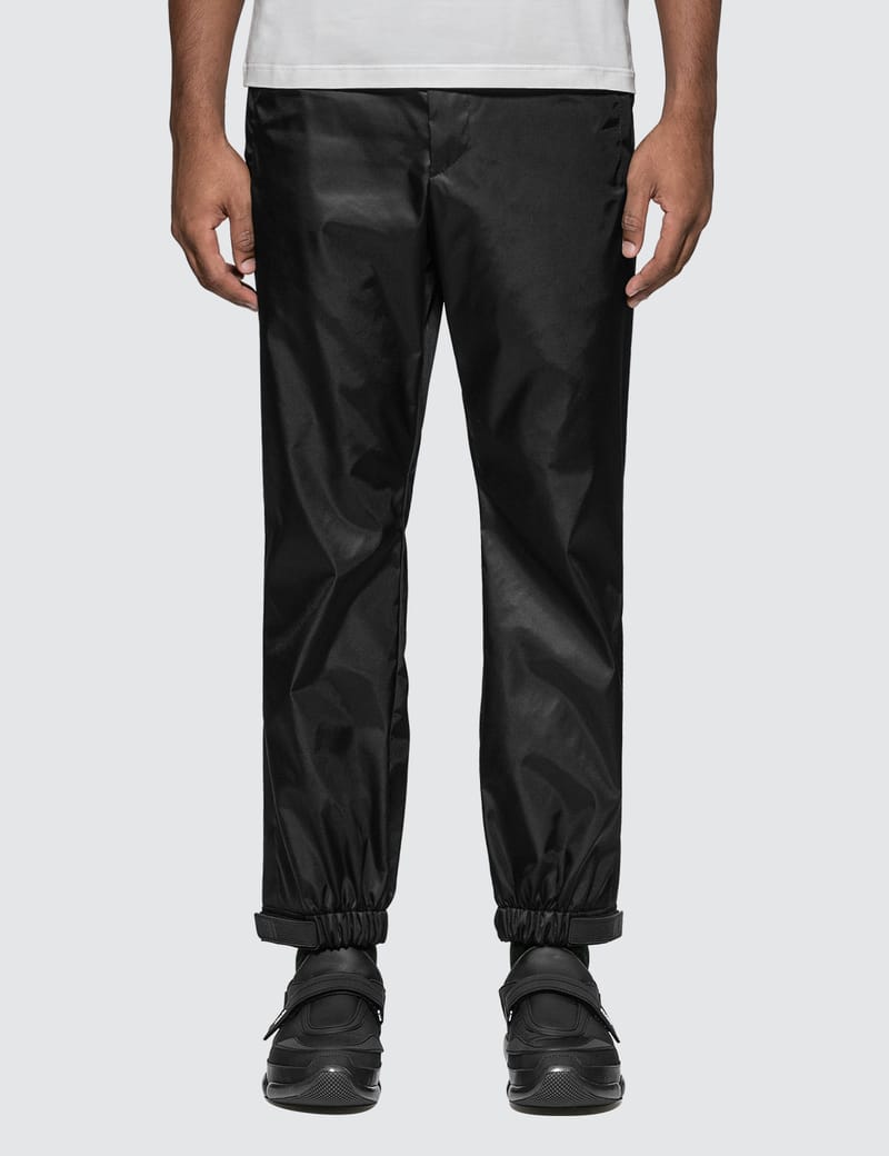 prada nylon pants mens