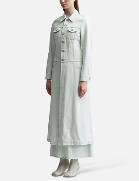 Lightweight Long Denim Coat view 7
