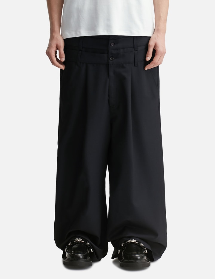 3.Paradis Four Waist Tailored Trousers