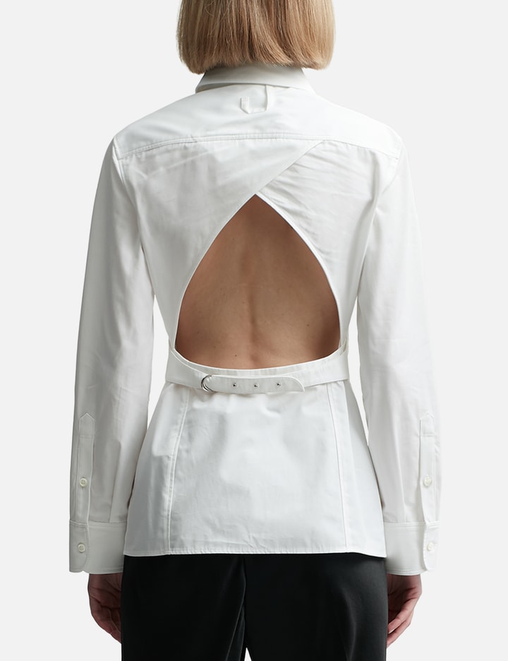 Shop Jacquemus La Chemise De Costume Shirt In White