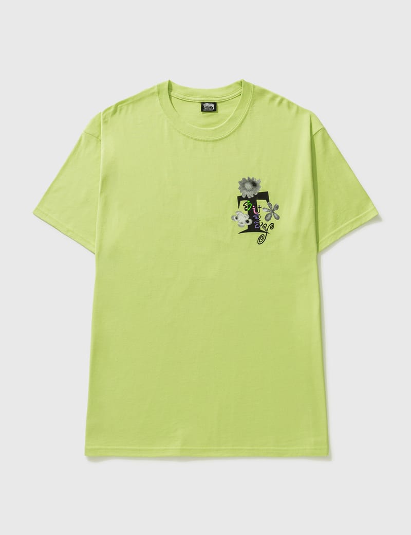 stussy acid flowers tee