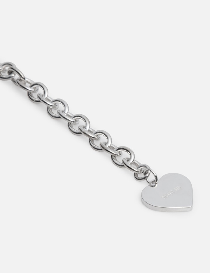 Shop Human Made Heart Silver Bracelet In Black