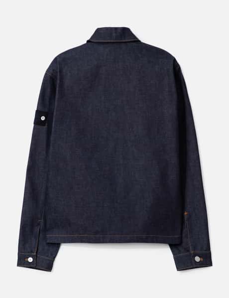 Stone Island Indigo Denim Jacket - 13.5オンス未加工オーガニック 