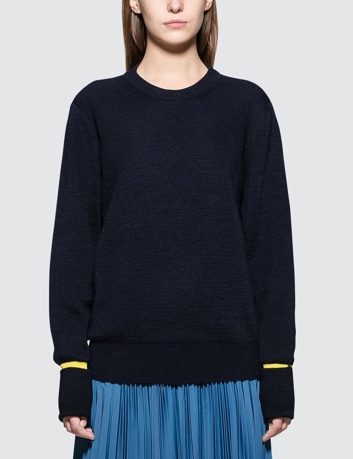 Round-neck Colour-block Sweater Placeholder Image