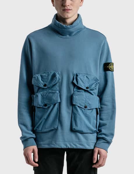 Stone Island - コットンフリース スウェットシャツ | HBX - ハイプ  