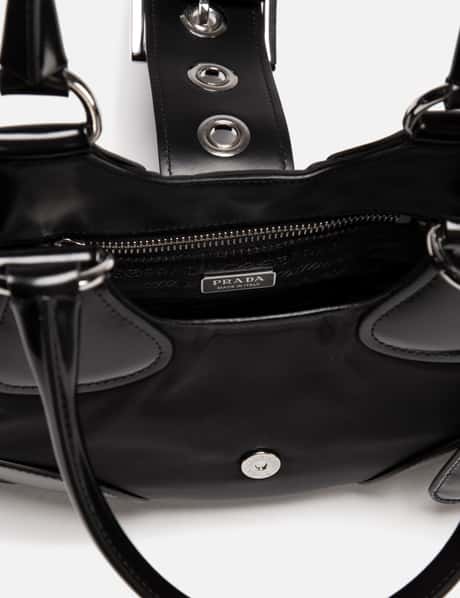 Prada Re-Nylon Large Padded Shoulder Bag - Black for Women