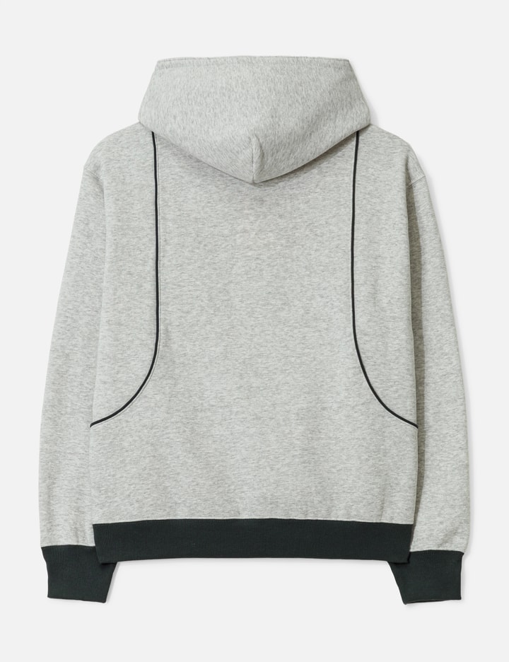 Sunlove Crescent Brushed Hoodie In Gray