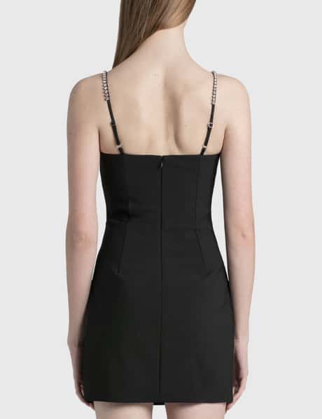 Area - Crystal Bow Strap Mini Dress | HBX