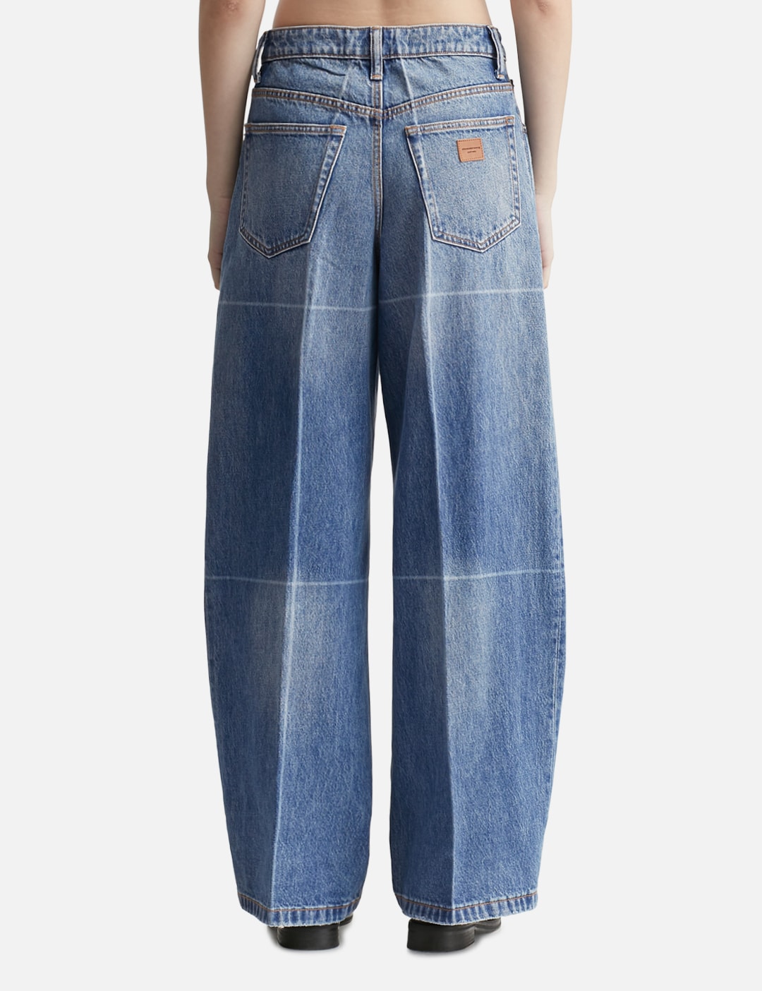 Foldline Wide Straight-Leg Jean view 15