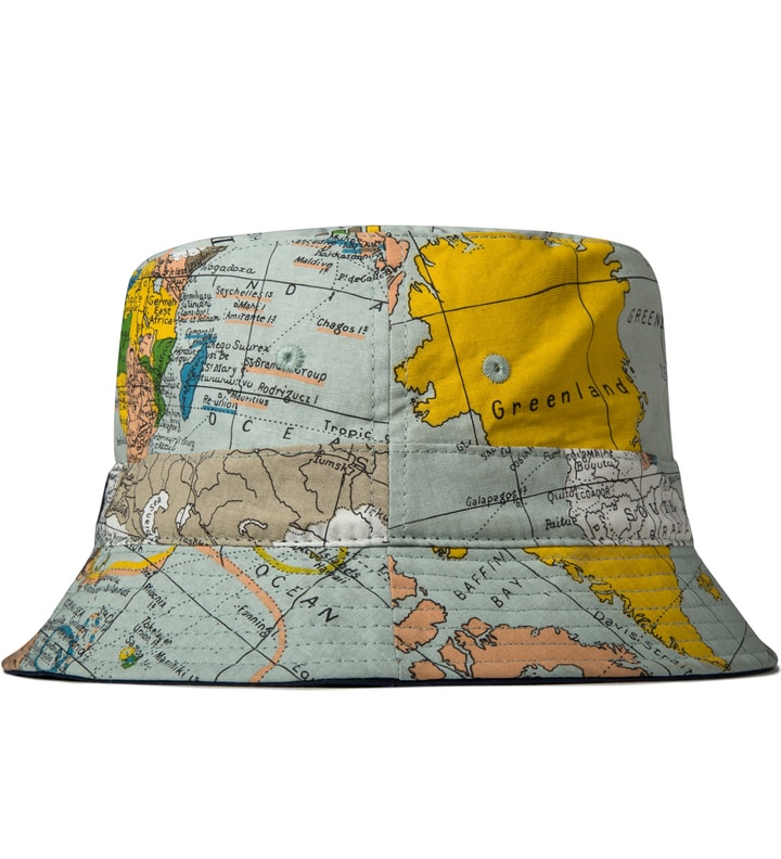 Multicolor Thompson Maps Bucket Hat Placeholder Image