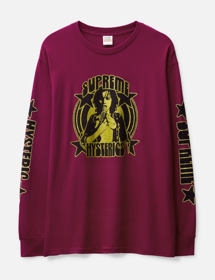 Supreme X Hysteric Glamour T-shirt In Purple