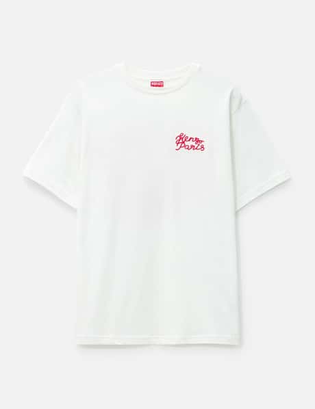 Kenzo 'KENZO HEART' OVERSIZED EMBROIDERED T-SHIRT