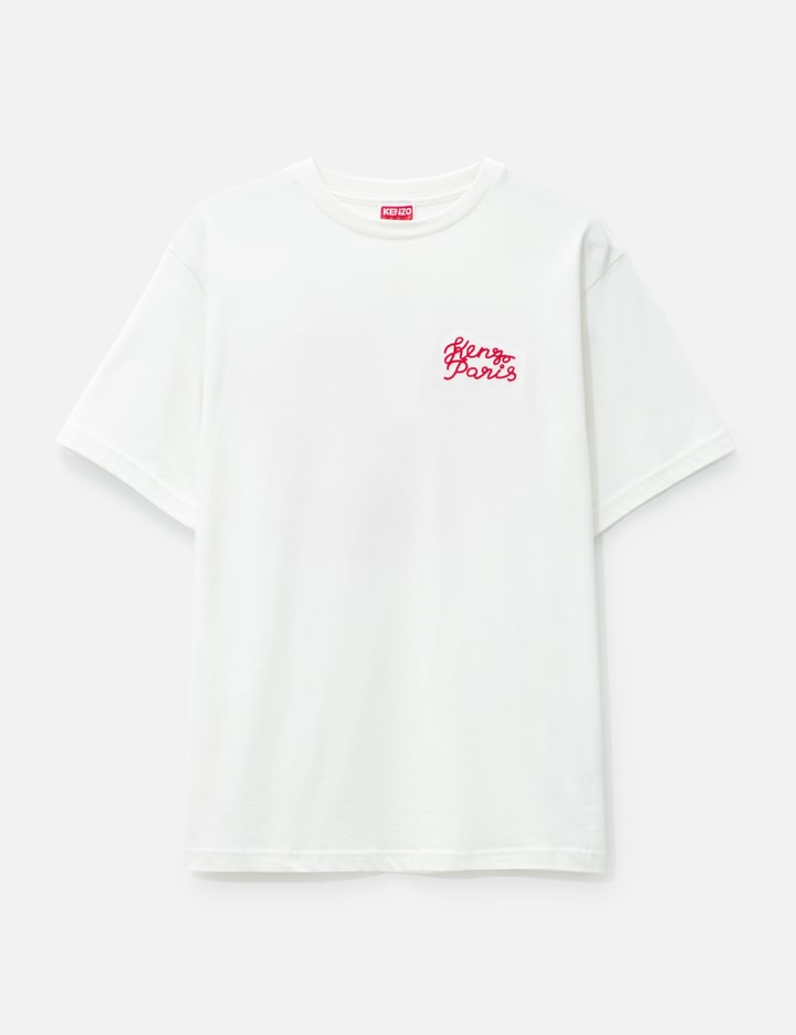 'KENZO HEART' OVERSIZED EMBROIDERED T-SHIRT Placeholder Image