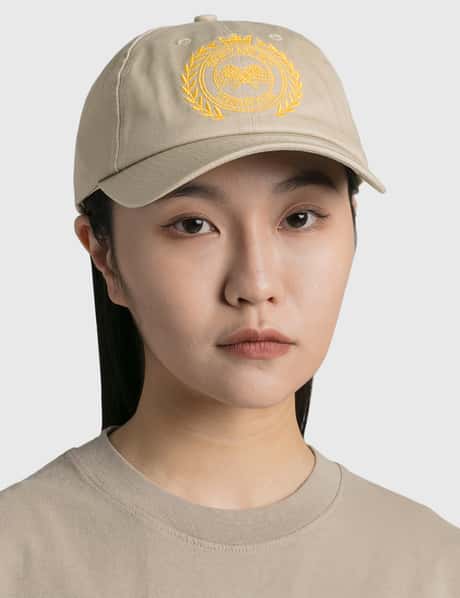Sporty &Rich - NY Country Club Hat - Elephant (Tan Baseball Cap) Athletic Club Hat - Cream/Navy – Sporty & Rich main image 4