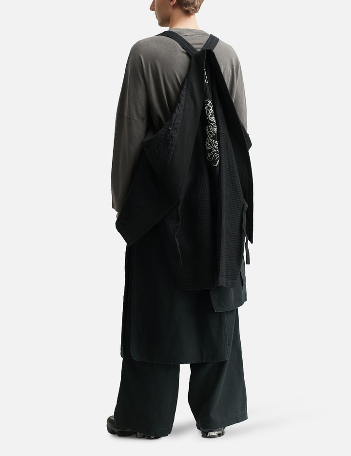 Embroidered Waffle Kimono Overshirt Placeholder Image