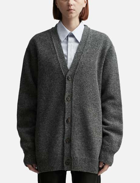 Maison Margiela Shetland Wool Knit Cardigan