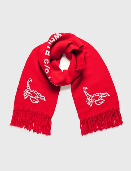 Off-White OFF WHITE RED SCARF