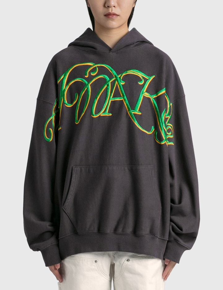 AWAKE NY SCRIPT EMBROIDERED HOODIE