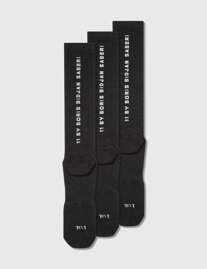 3 Pack Logo Long Socks Placeholder Image