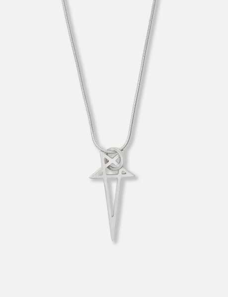 Rick Owens Pentagram Charm Necklace