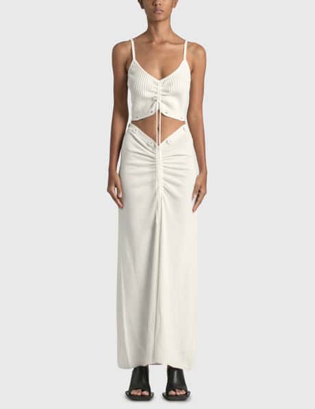 knitted dress cotton Evamari Knit Dress White White / S main image 0