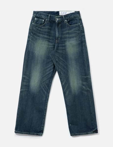 Washed Denim DP Wide Pants view 6