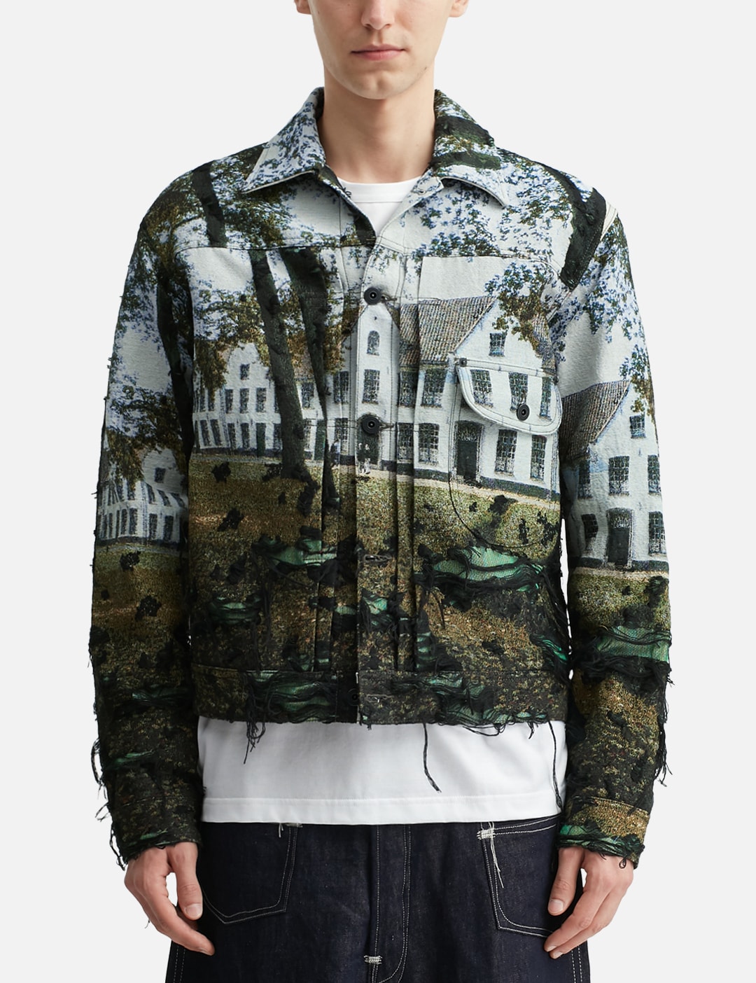 Gobelin Weave Trucker Jacket view 18