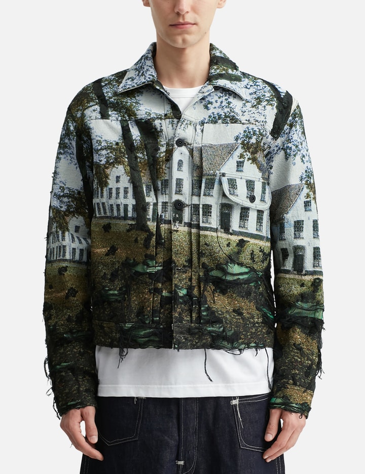Junya Watanabe Man Gobelin Weave Trucker Jacket