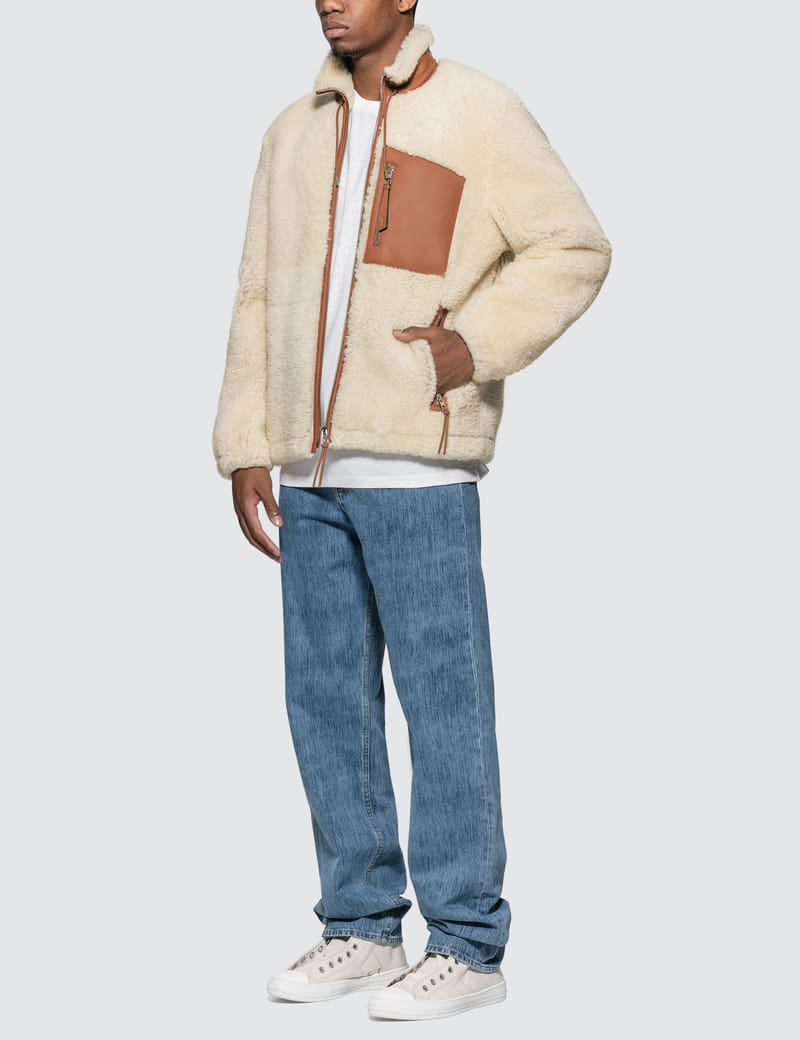 shearling blouson