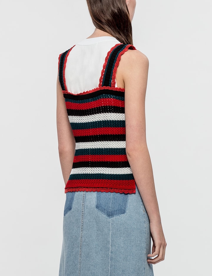 Stripe Bustier Knit Top Placeholder Image