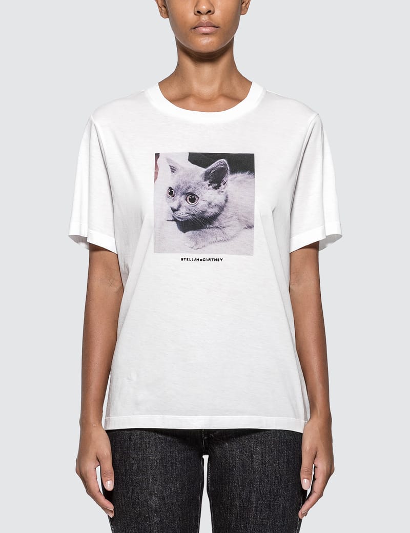 t shirt with cat print