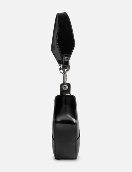 Venere Cube Mini Black Semi Patent Leather view 9