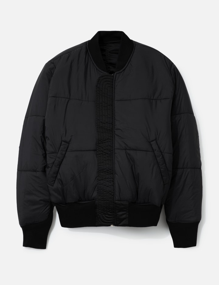 Alpha Industries Ma-1 Base Flight Bomber Jacket In Black