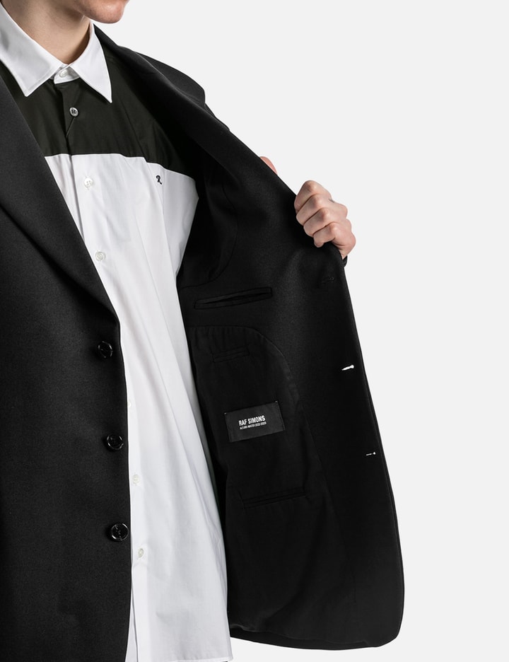 OVERSIZED BLAZER WITH UNIFORM POCKETS Placeholder Image