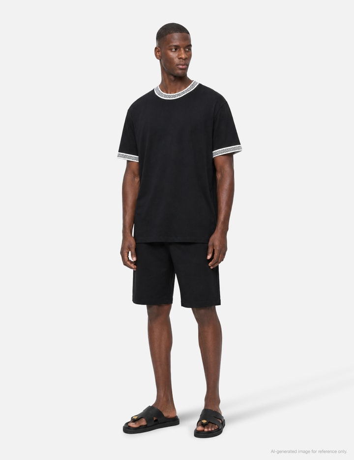 Versace Stretch Cotton-Jersey Slim T-Shirt